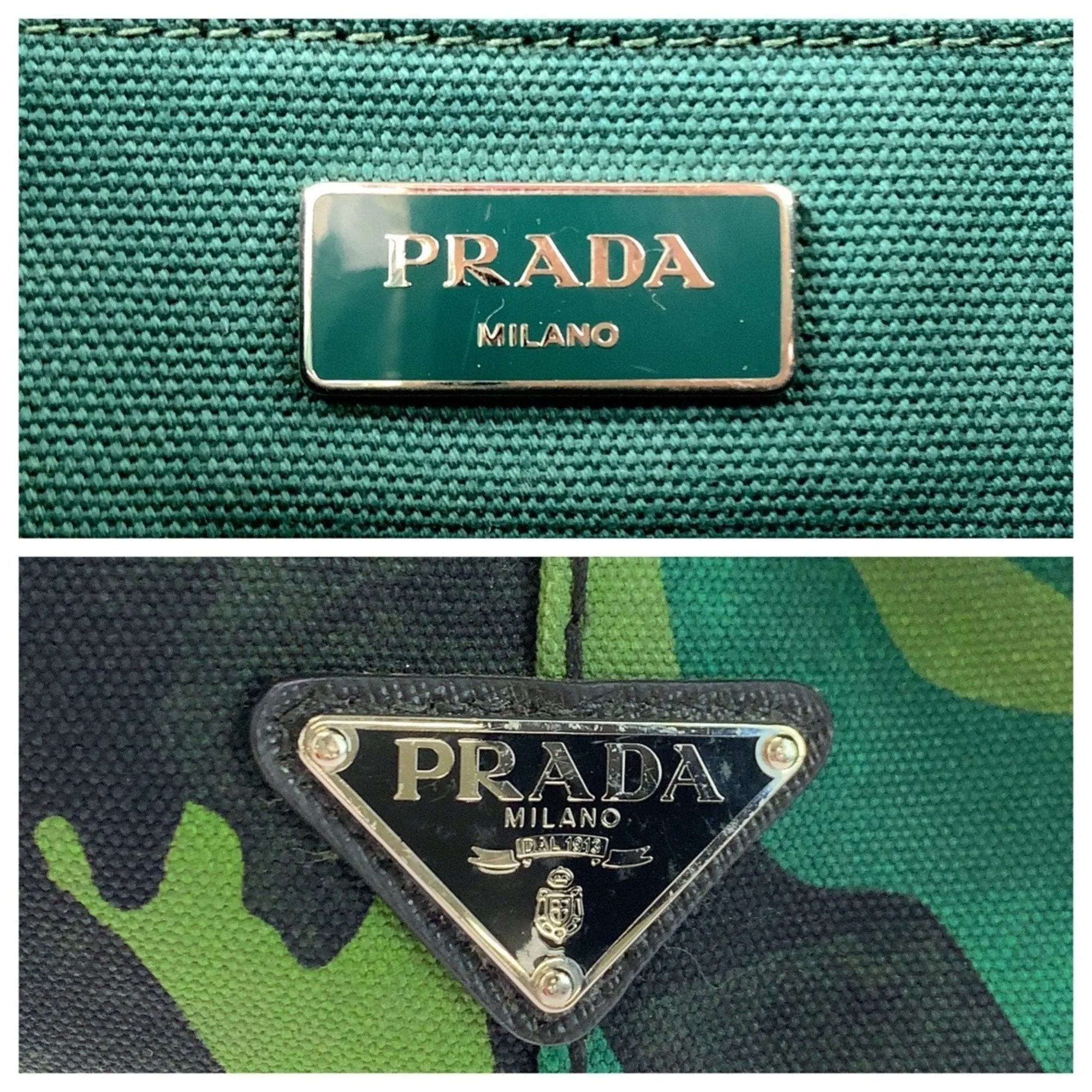 Prada  Canvas Shoulder Bag Tote Bag (Pre-Owned)