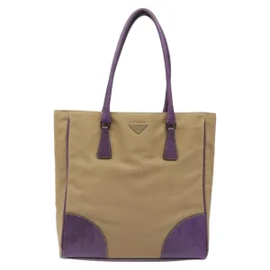 Prada Canvas Tote Bag (Pre-Owned)