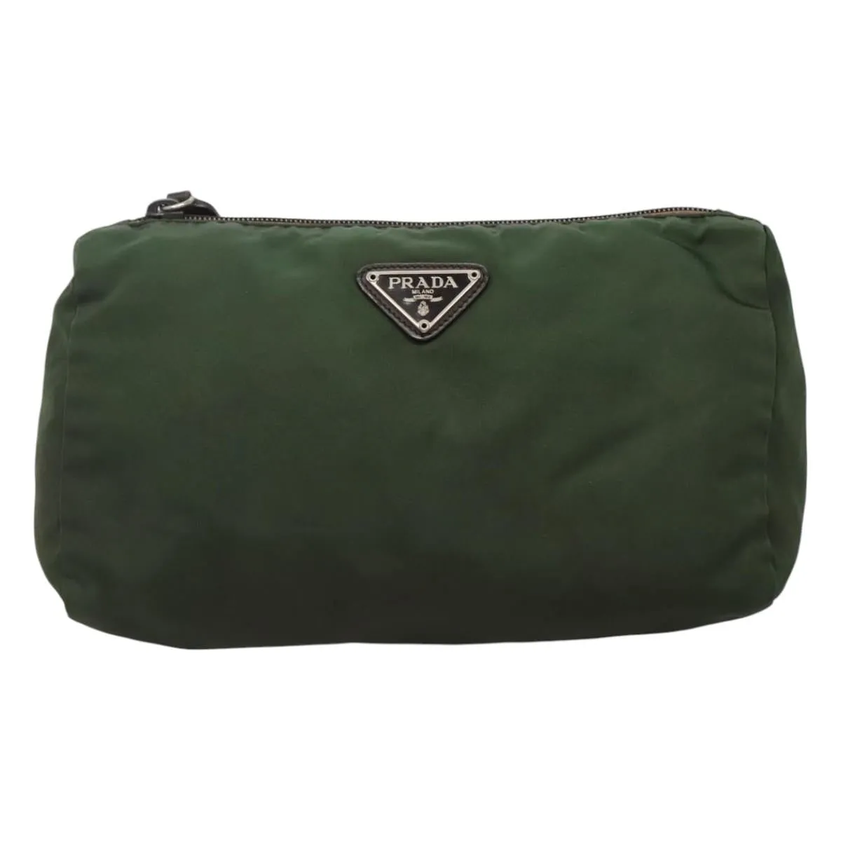 Prada Cosmetic Pouch Synthetic Clutch Bag (Pre-Owned)