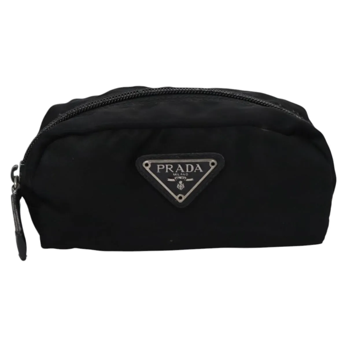 Prada Cosmetic Pouch Synthetic Clutch Bag (Pre-Owned)