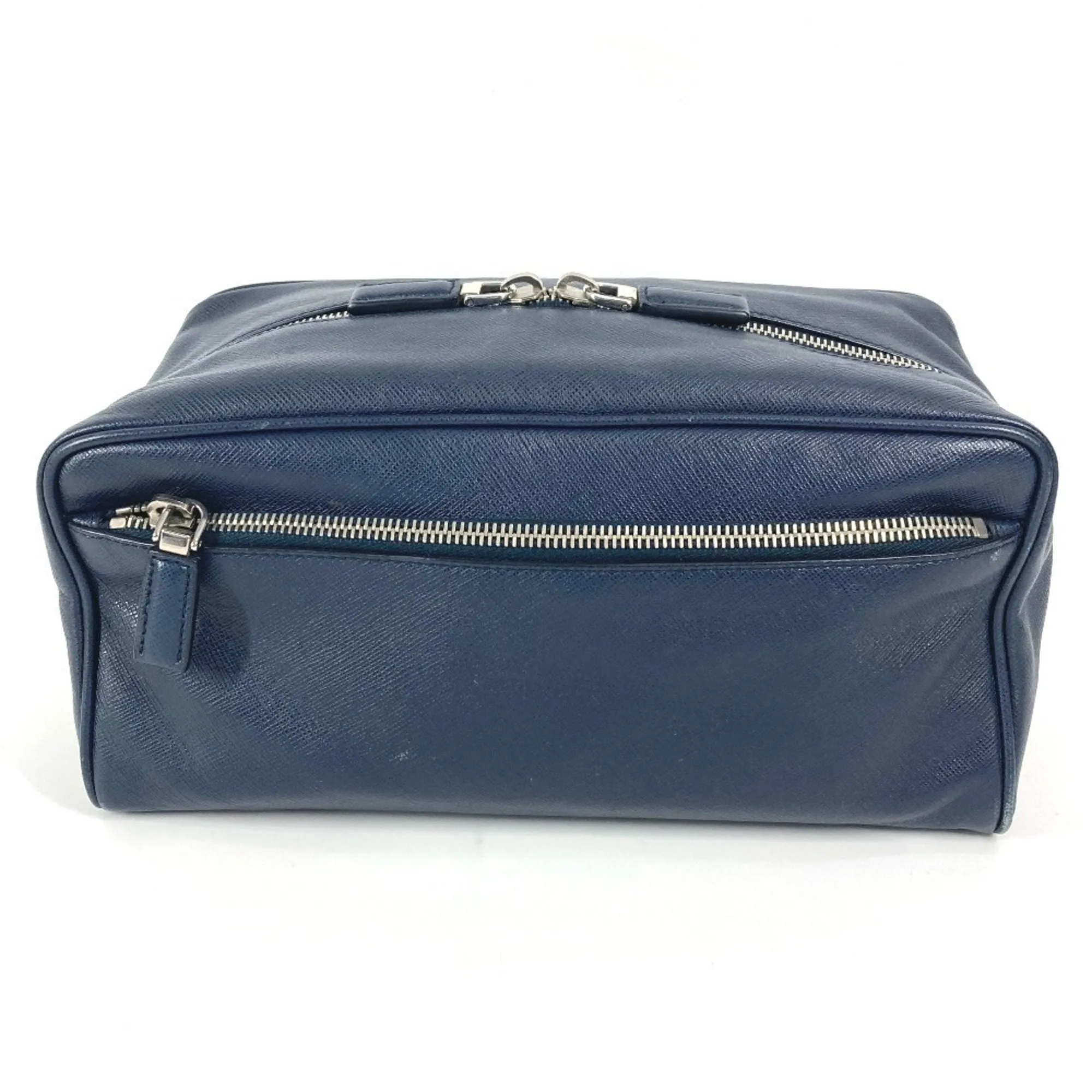 Prada Leather Clutch Bag (Pre-Owned)