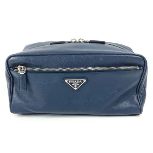 Prada Leather Clutch Bag (Pre-Owned)