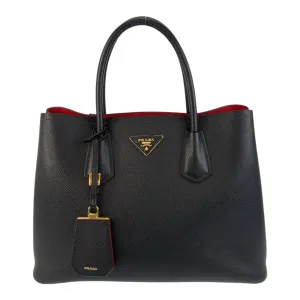 Prada Leather Handbag Tote Bag (Pre-Owned)