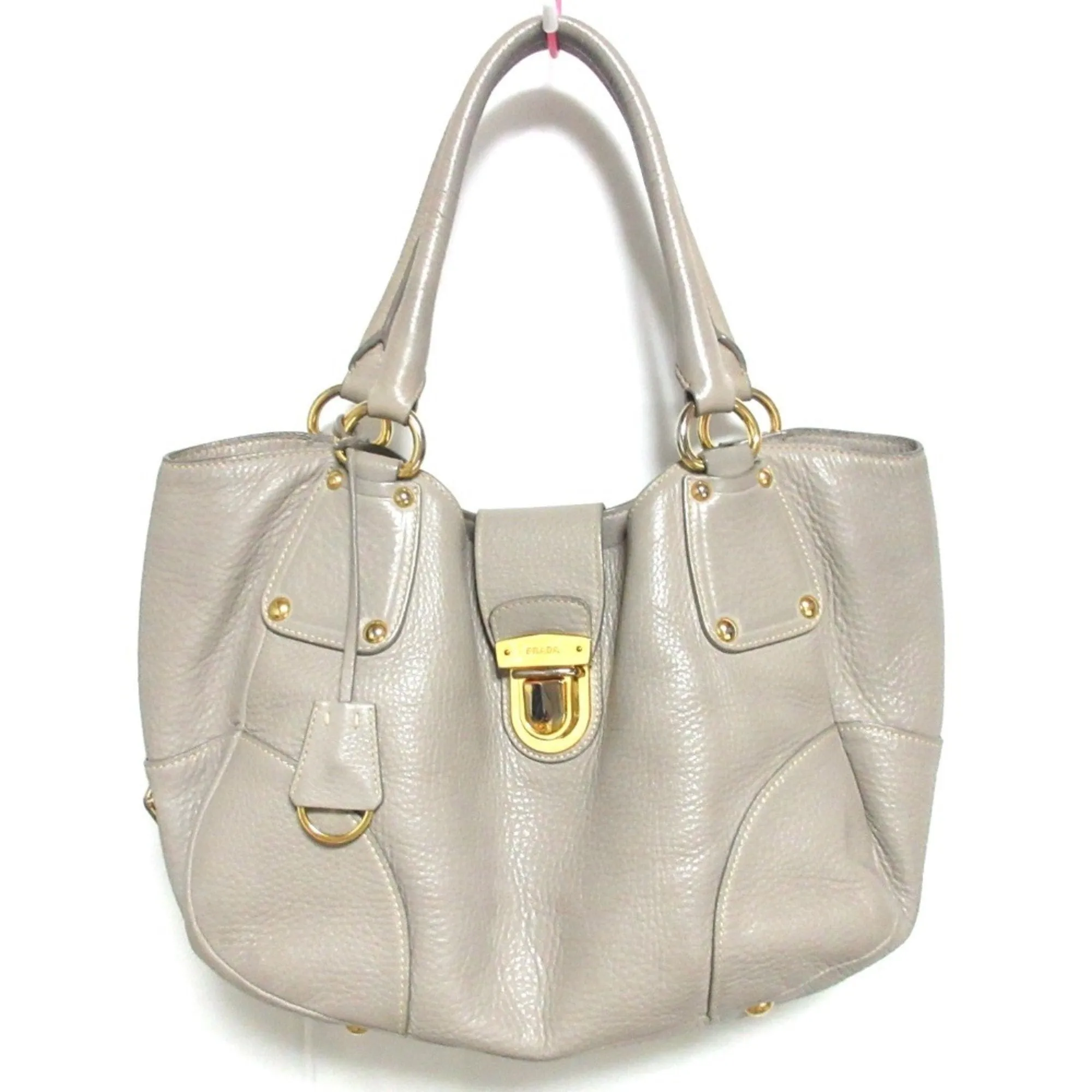 Prada Leather Tote Bag (Pre-Owned)