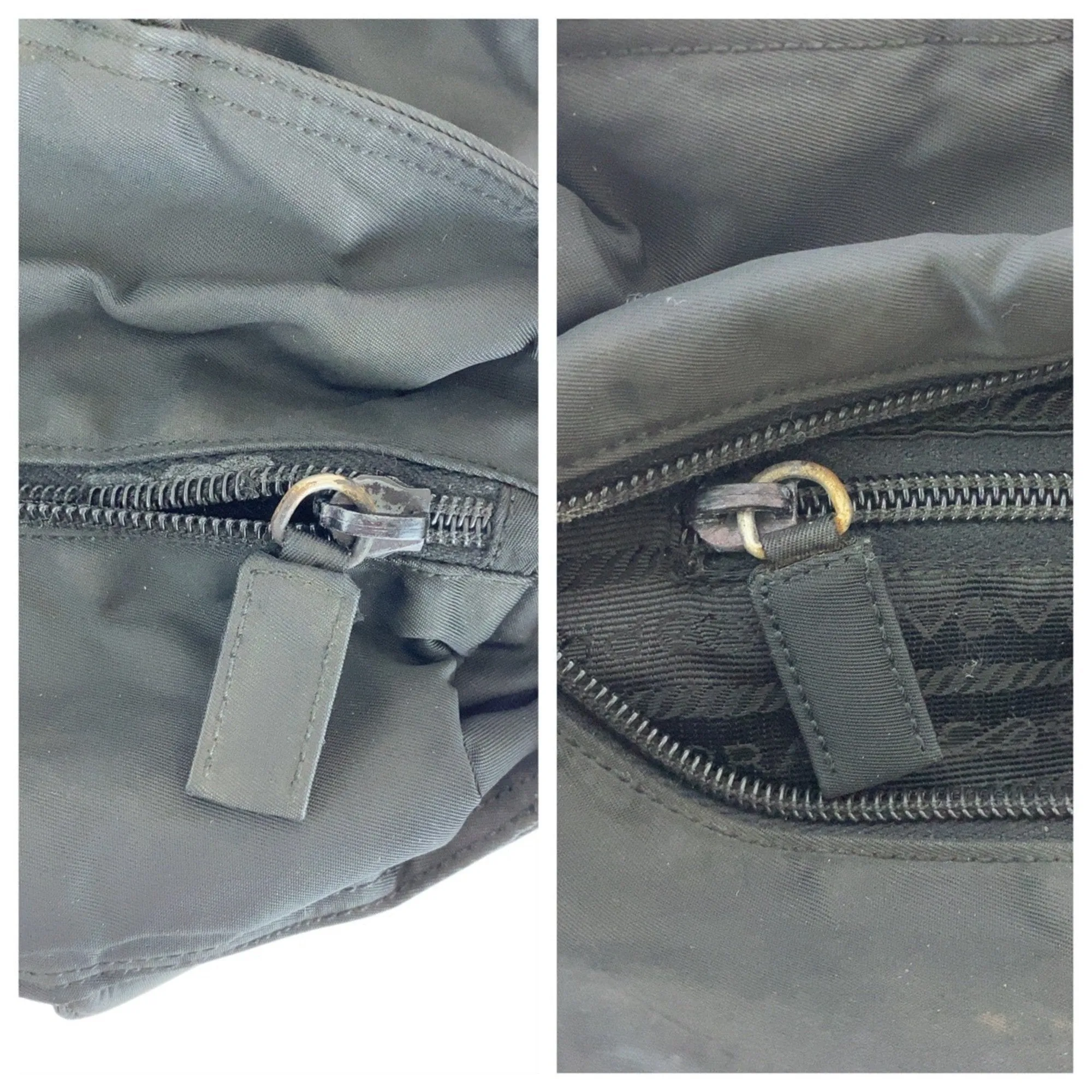 Prada Nylon Handbag Tote Bag (Pre-Owned)