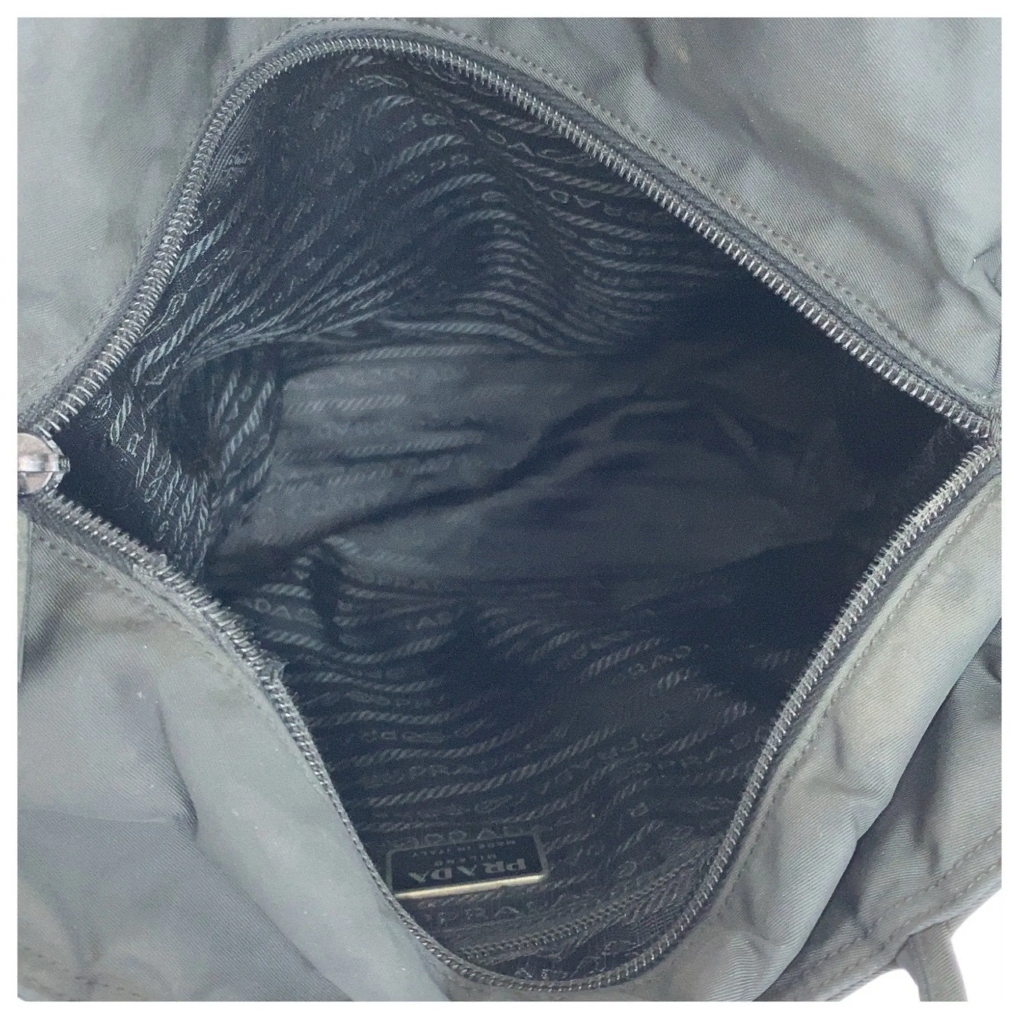 Prada Nylon Handbag Tote Bag (Pre-Owned)