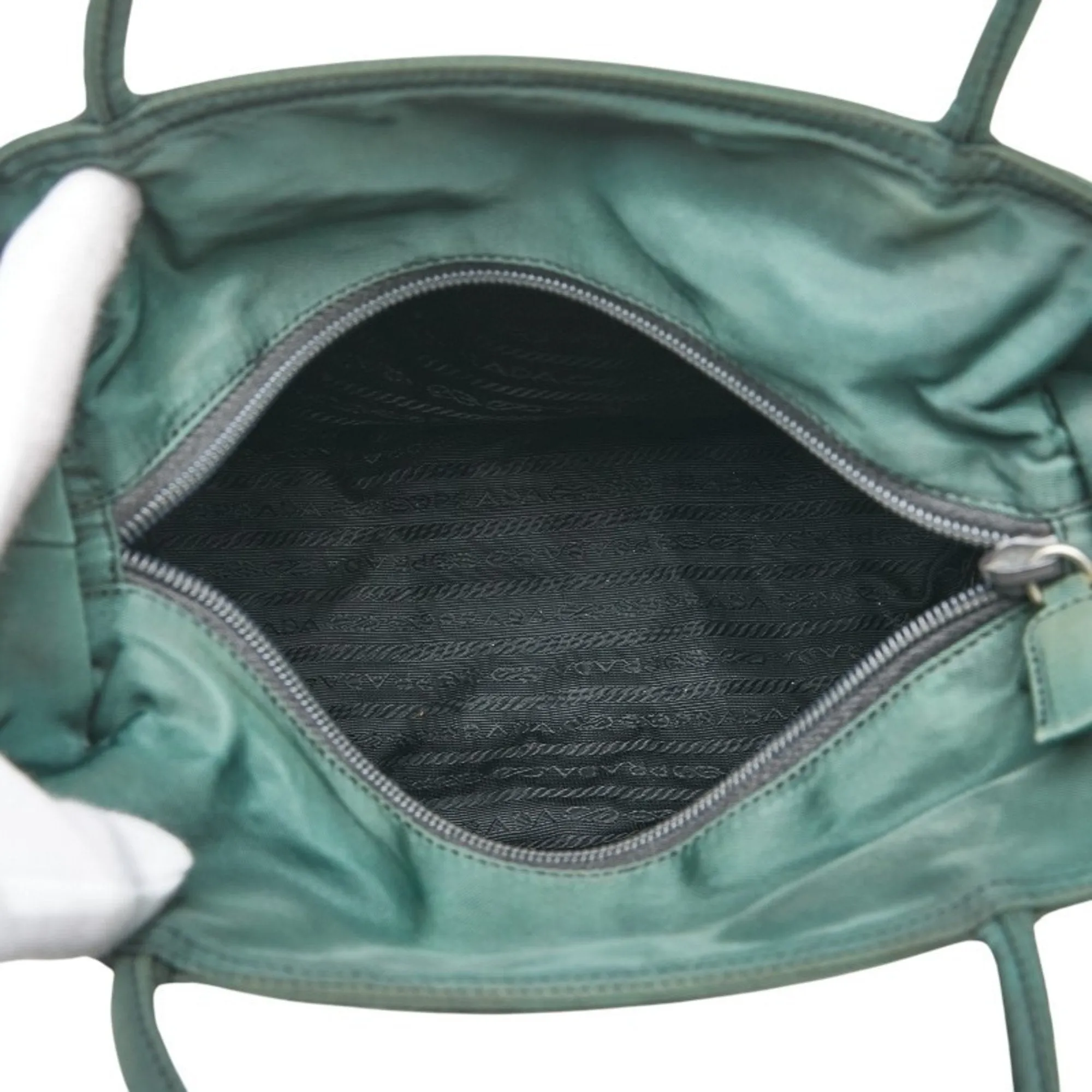 Prada Nylon Handbag Tote Bag (Pre-Owned)