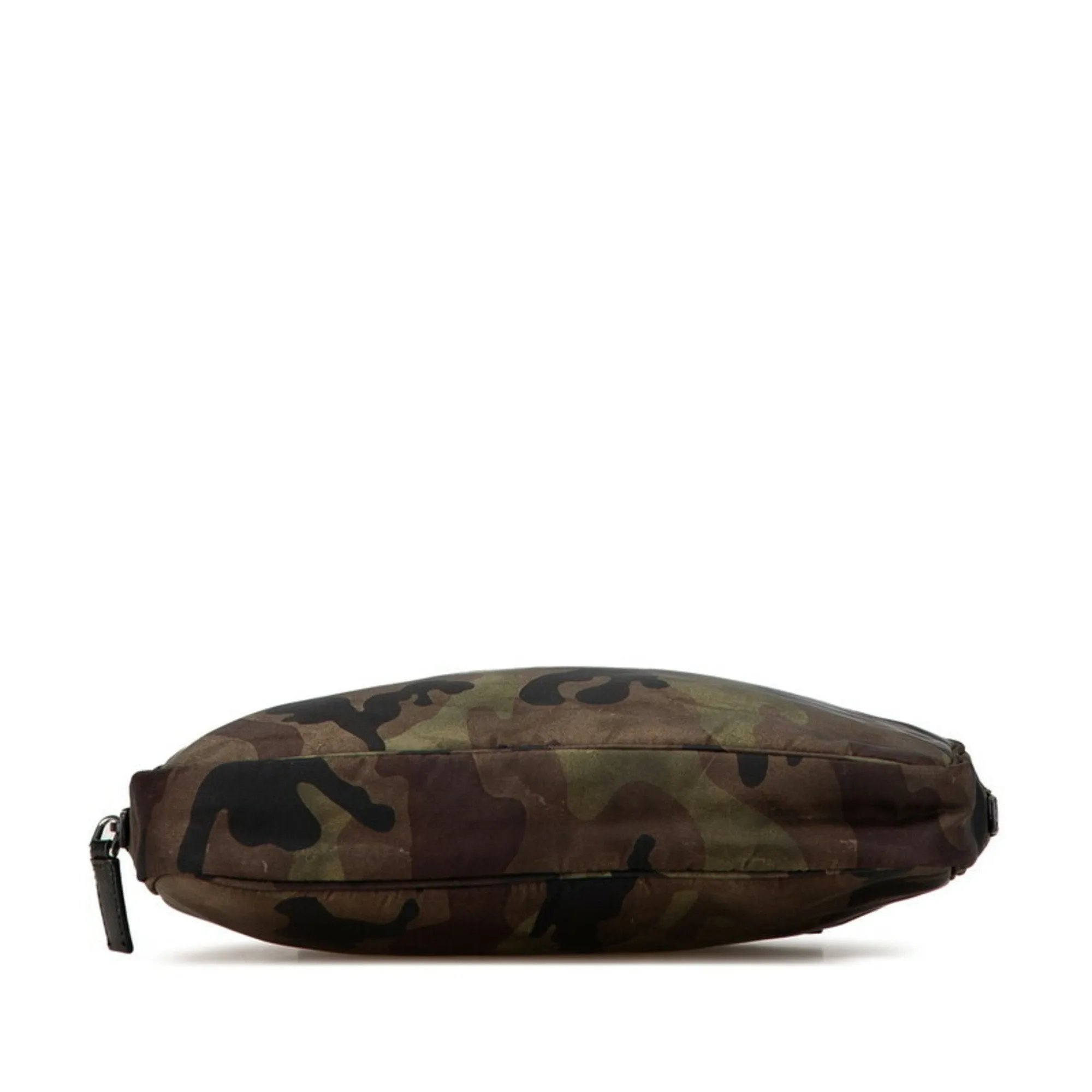 Prada  Nylon Leather Clutch Bag (Pre-Owned)