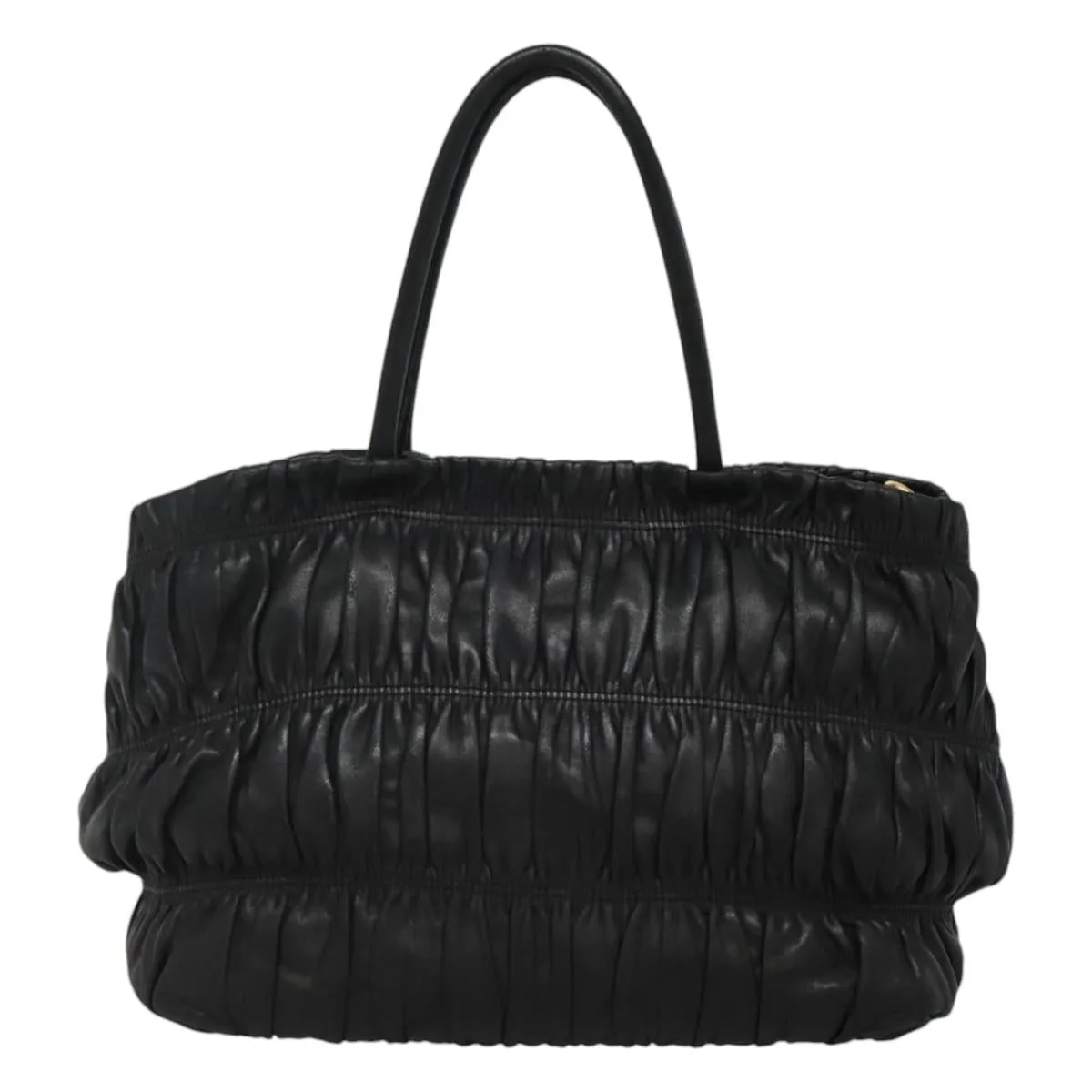Prada Ribbon Leather Handbag (Pre-Owned)