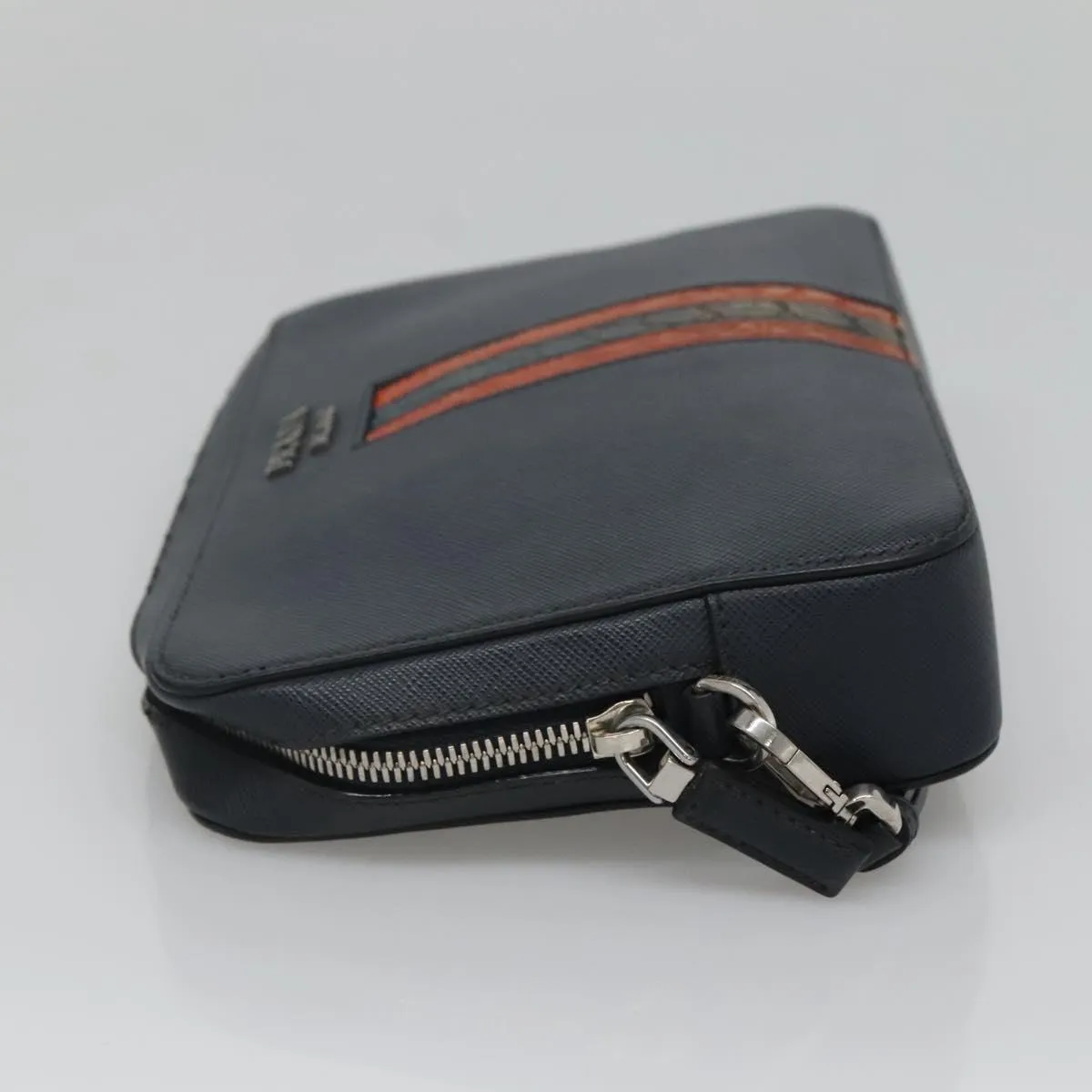 Prada Saffiano Leather Clutch Bag (Pre-Owned)