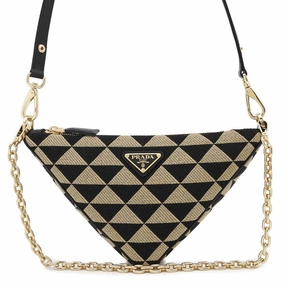 Prada  Canvas Leather Handbag (Pre-Owned)