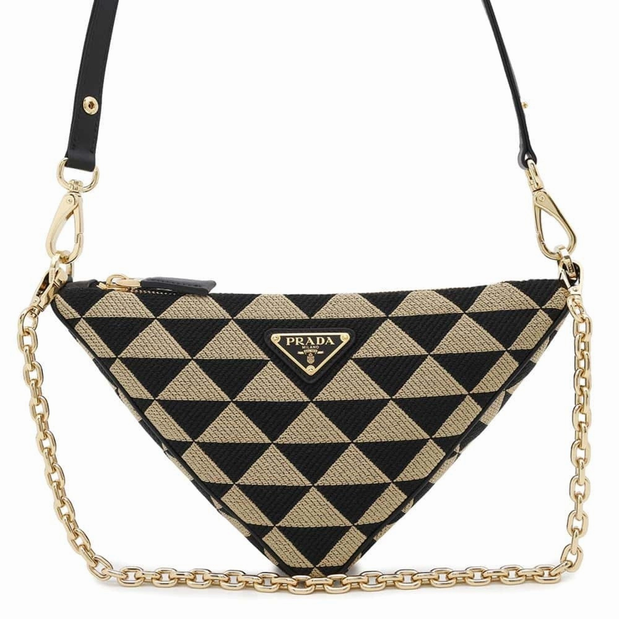 Prada  Canvas Leather Handbag (Pre-Owned)