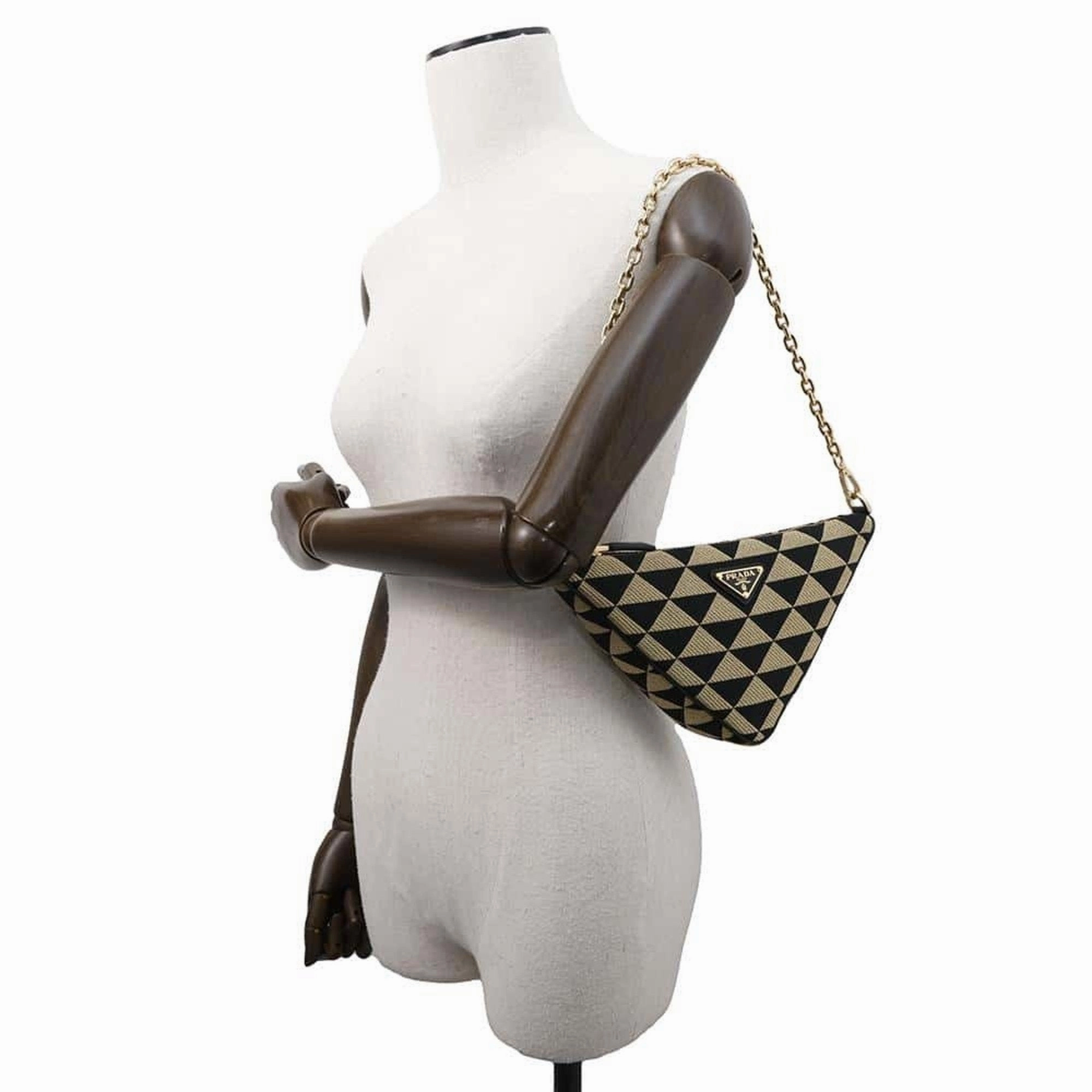 Prada  Canvas Leather Handbag (Pre-Owned)