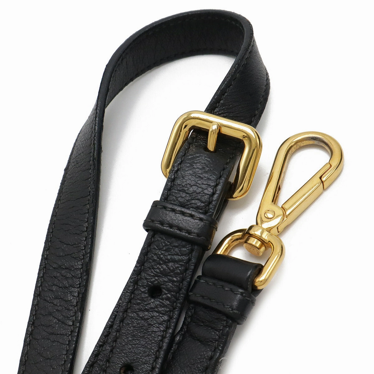 Prada Nylon Leather Gathered Handbag