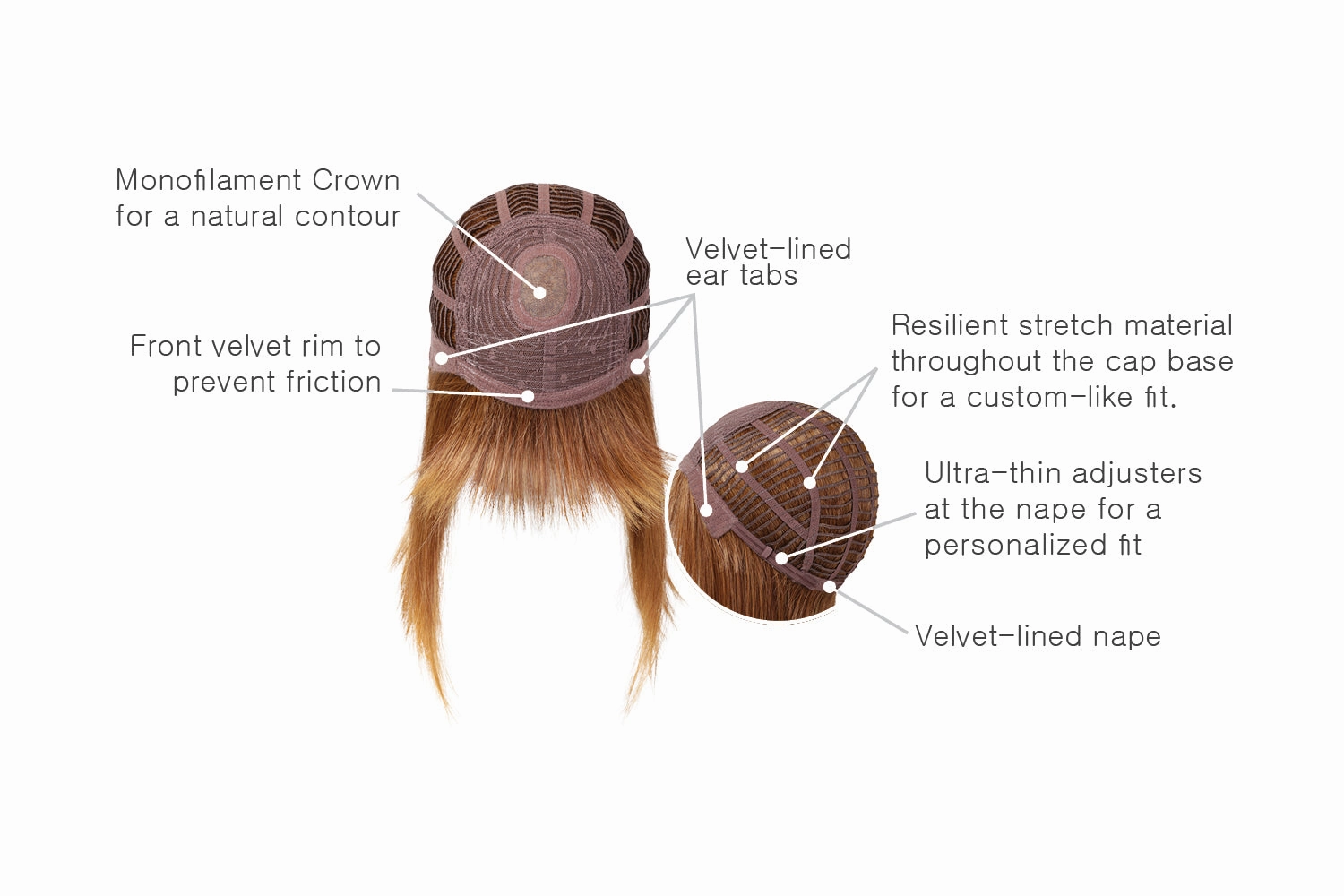 Pretty in Fabulous Wig by Hairdo | Heat Friendly Synthetic Hair | Ultra Petite Cap