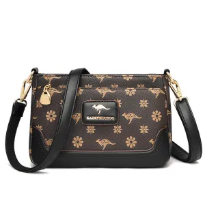Printed  Small Square Crossbody Messenger Bag