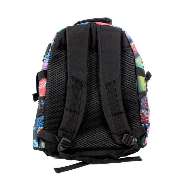 PRODG Coloured Running Sprays Backpack 44cm With USB