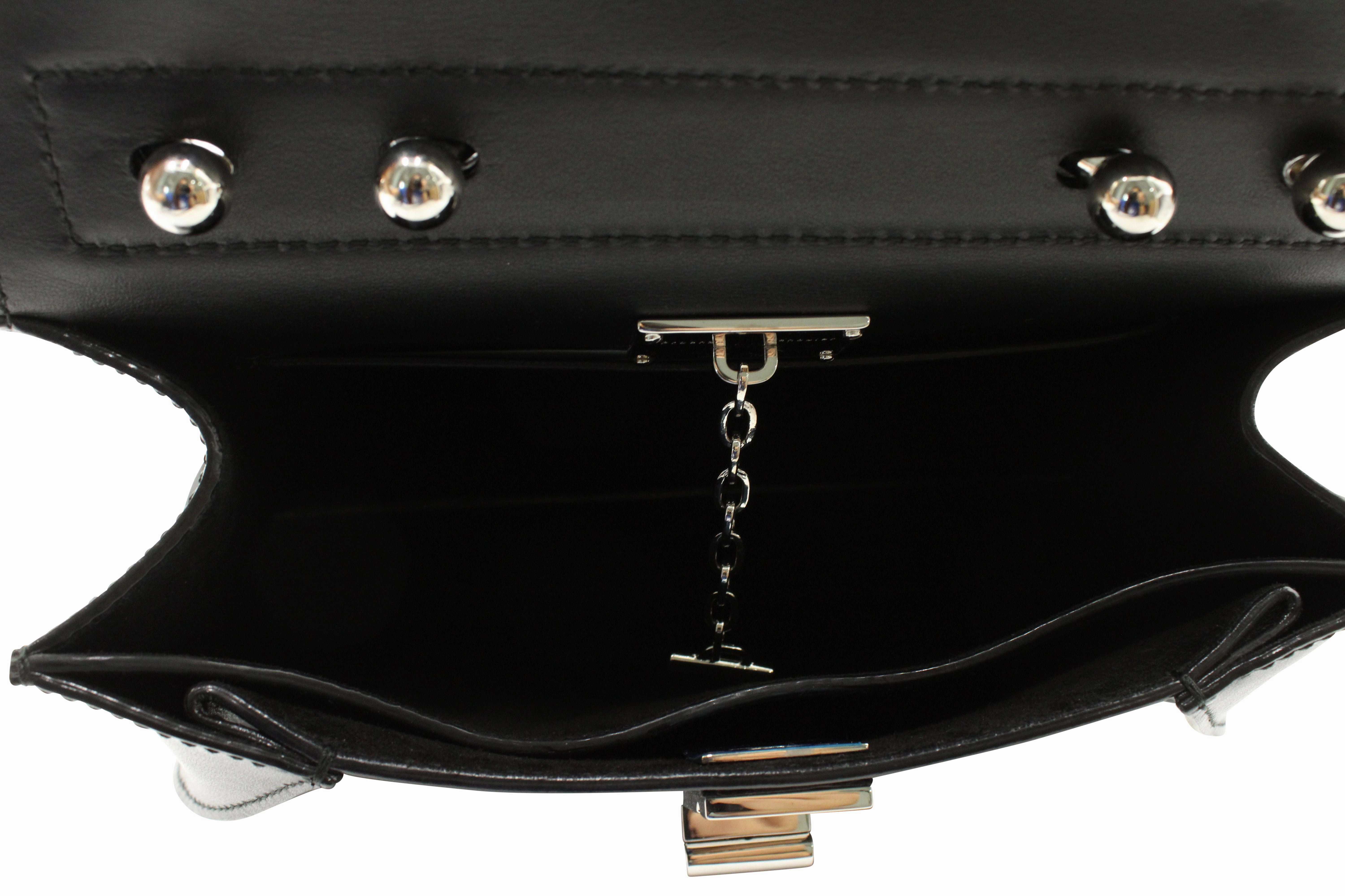 Proenza Schouler  Hava Top Handle Bag in Black Leather
