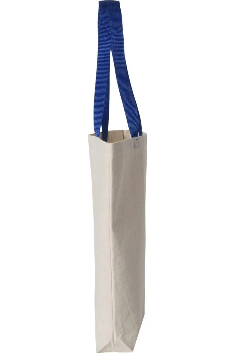 Q-Tees 11L Canvas Tote with Contrast-Color Handles