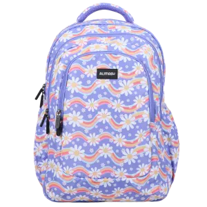 Rainbow Daisy Large School Backpack