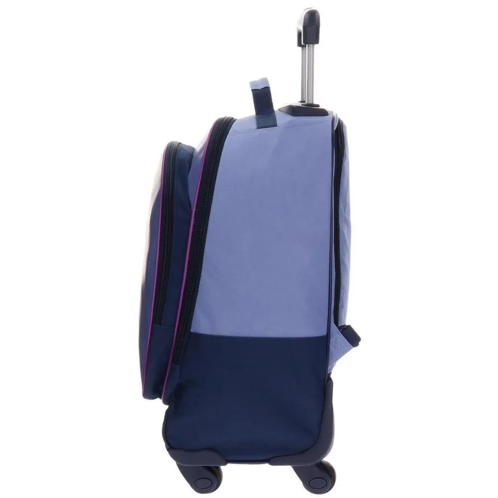 REAL MADRID School Trolley Backpack, Leather 50 cm