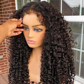 Real HD 13X4/13X6 Lace Frontal Wigs Pre-plucked Curly Human Hair
