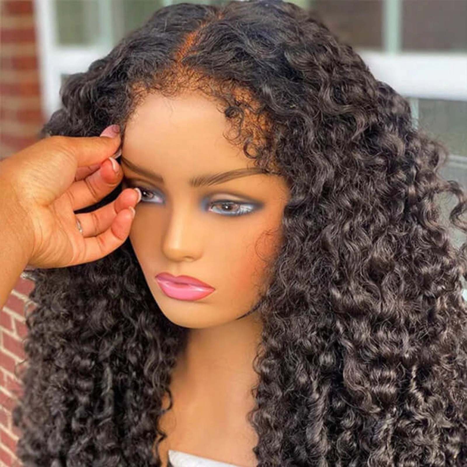 Real HD 13X4/13X6 Lace Frontal Wigs Pre-plucked Curly Human Hair