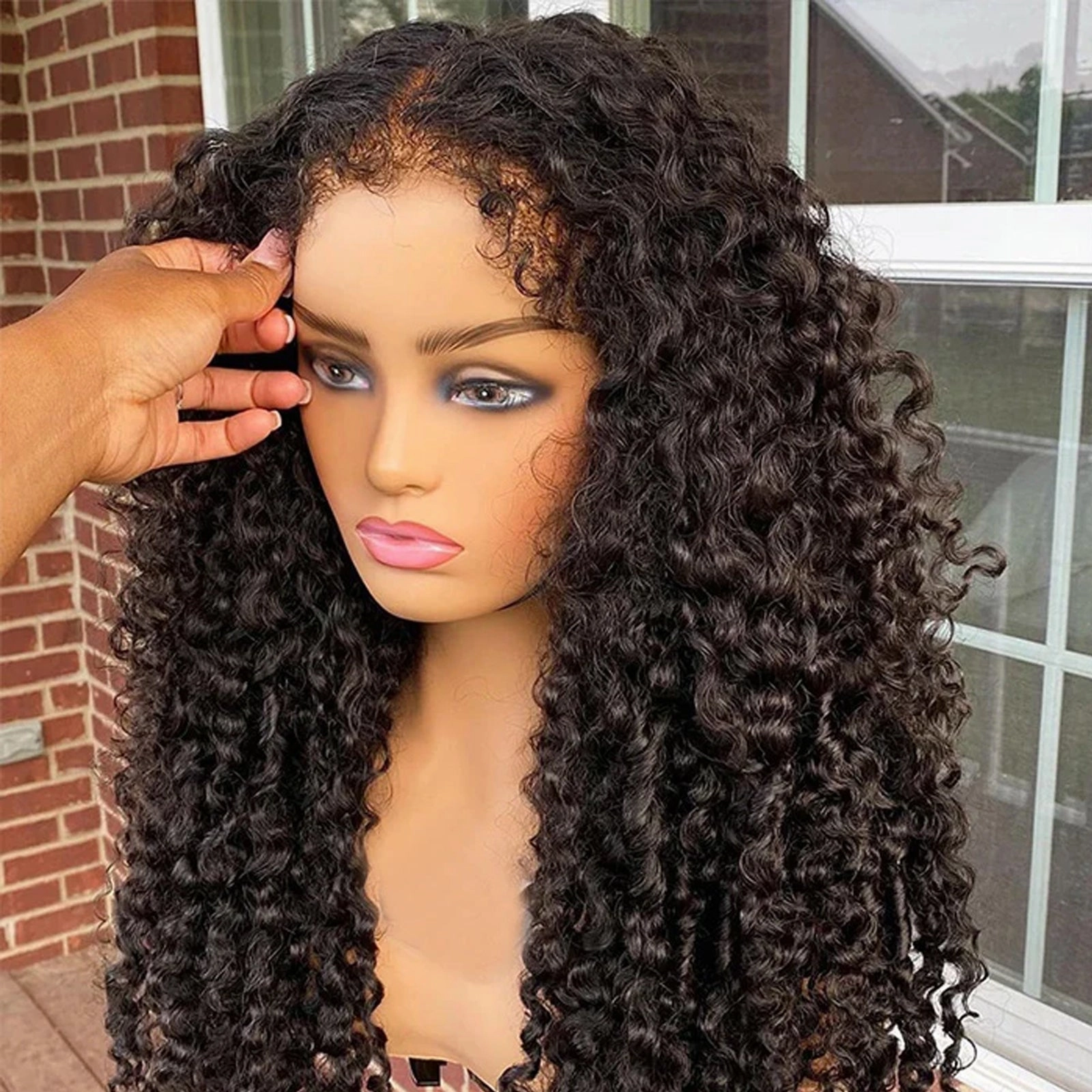 Real HD 13X4/13X6 Lace Frontal Wigs Pre-plucked Curly Human Hair
