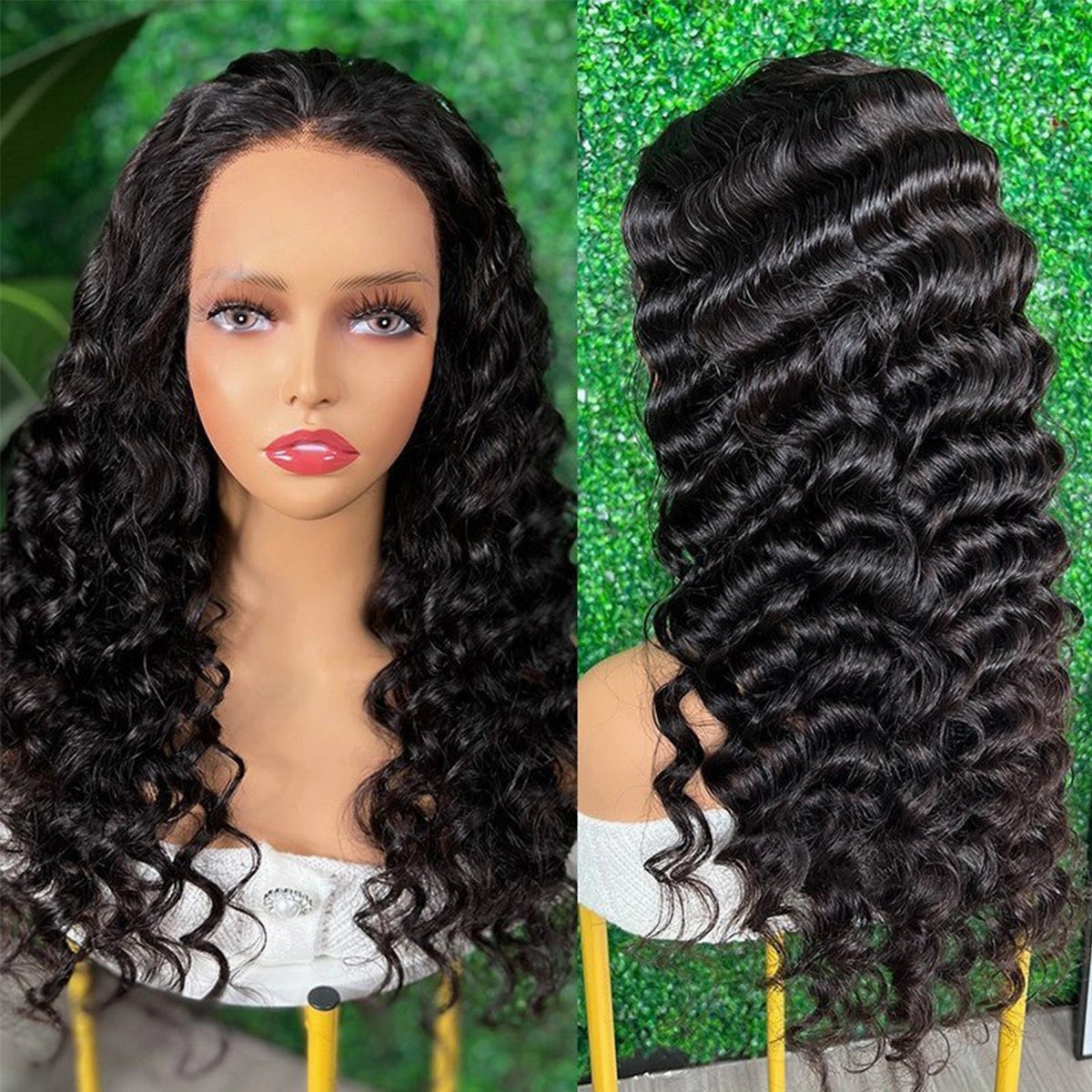 Real HD Lace Frontal Wig Loose Deep Wave Human Hair