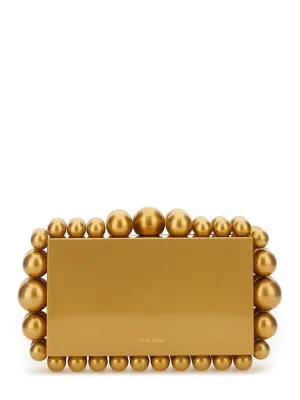 Rectangular Gold Aluminum Eos Clutch