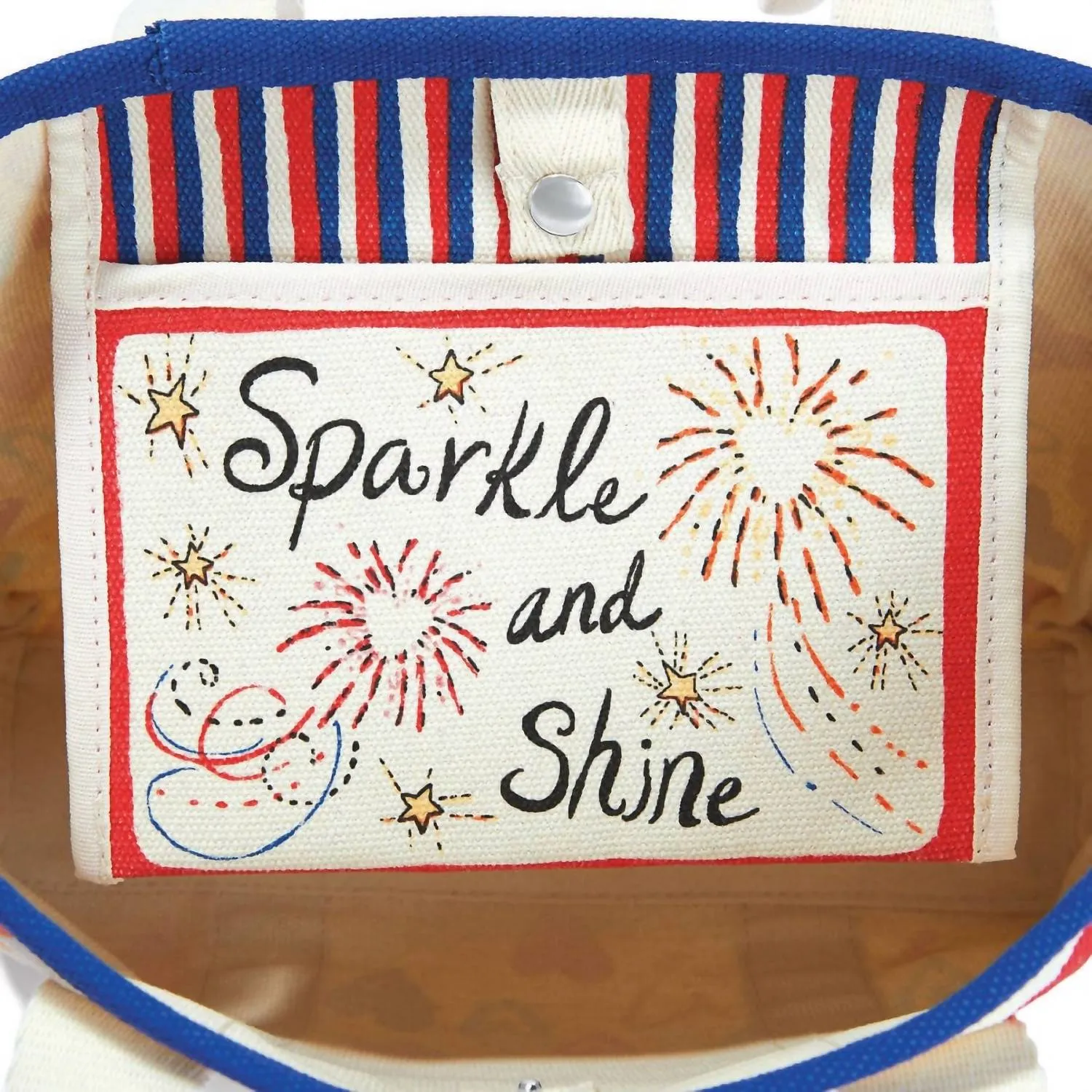 Red White And You Mini Tote Bag In Multi