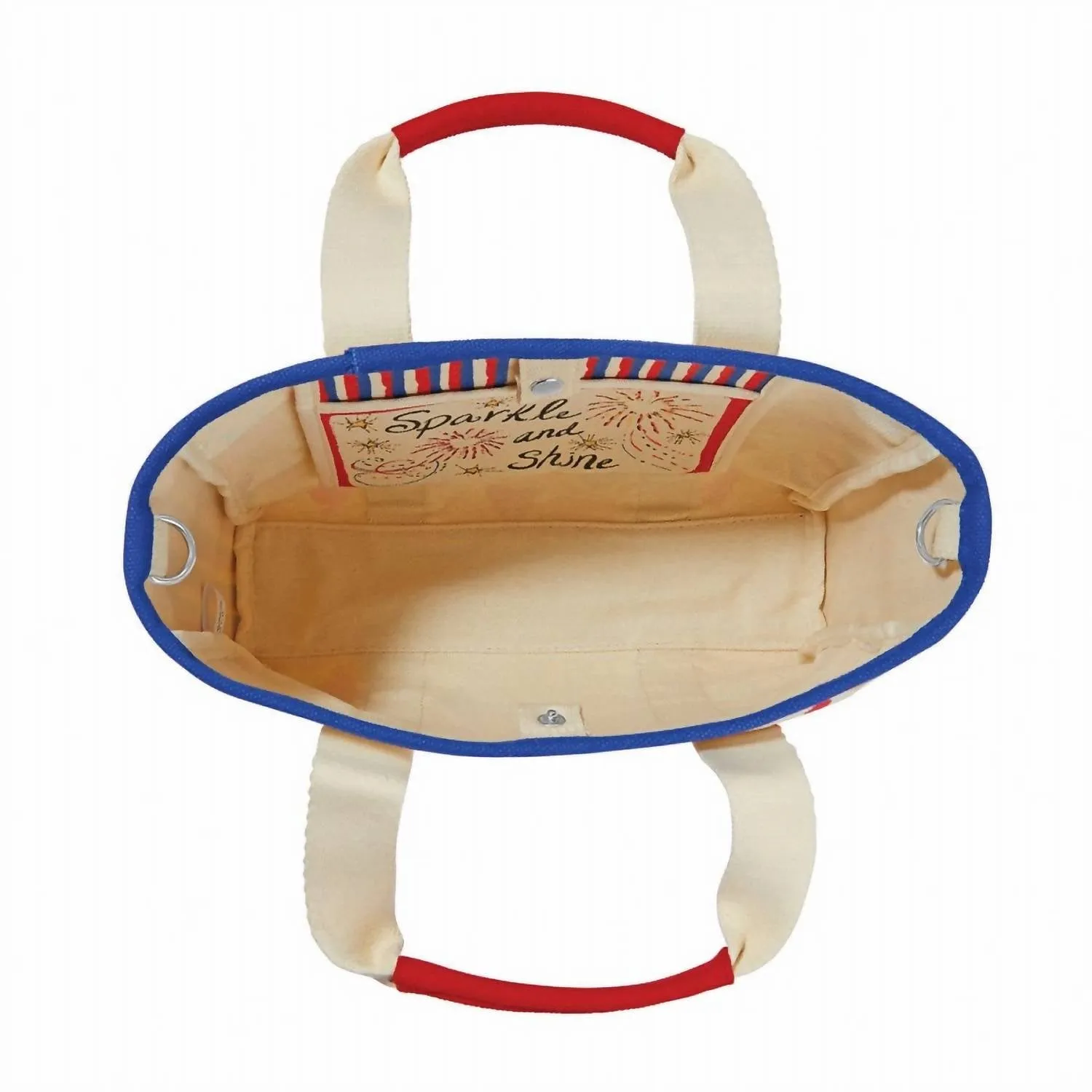 Red White And You Mini Tote Bag In Multi