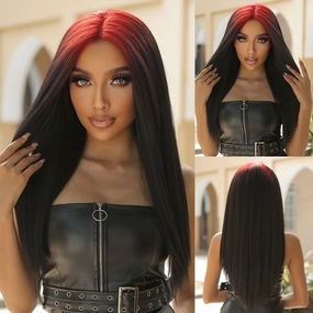Red Ombre Wig