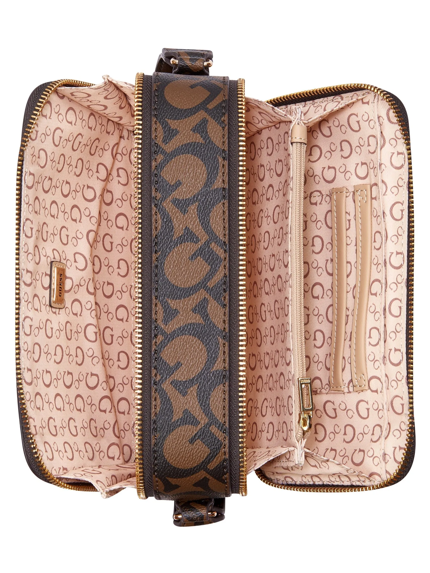 Reinee Mini Double-Zip Crossbody