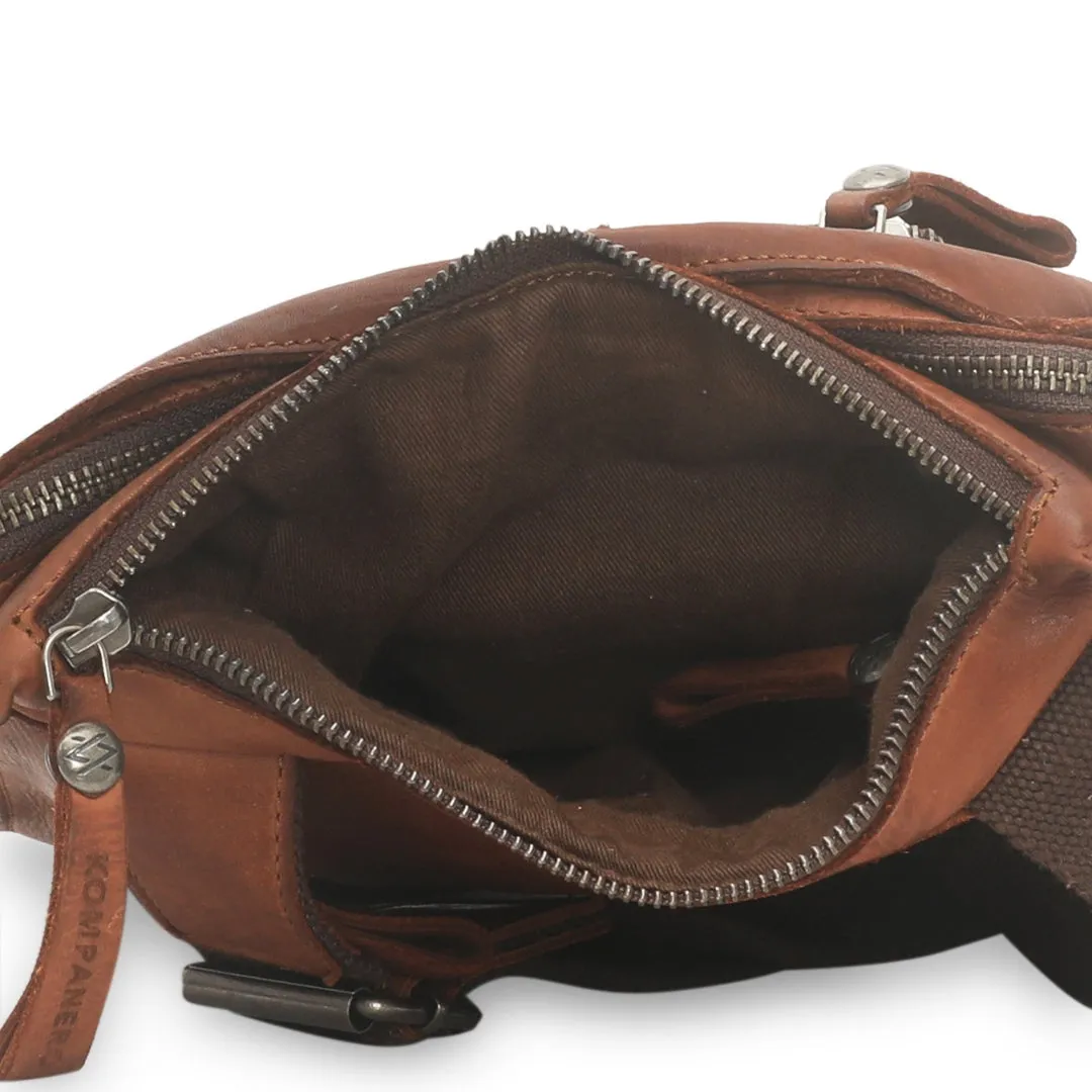 Roadster - The Sling Bag -Cognac