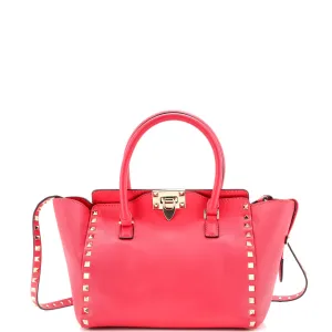 Rockstud Tote Rigid Leather Small