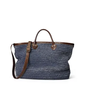 RRL By Ralph Lauren Beach Bag Tote Large Indigo / Brown