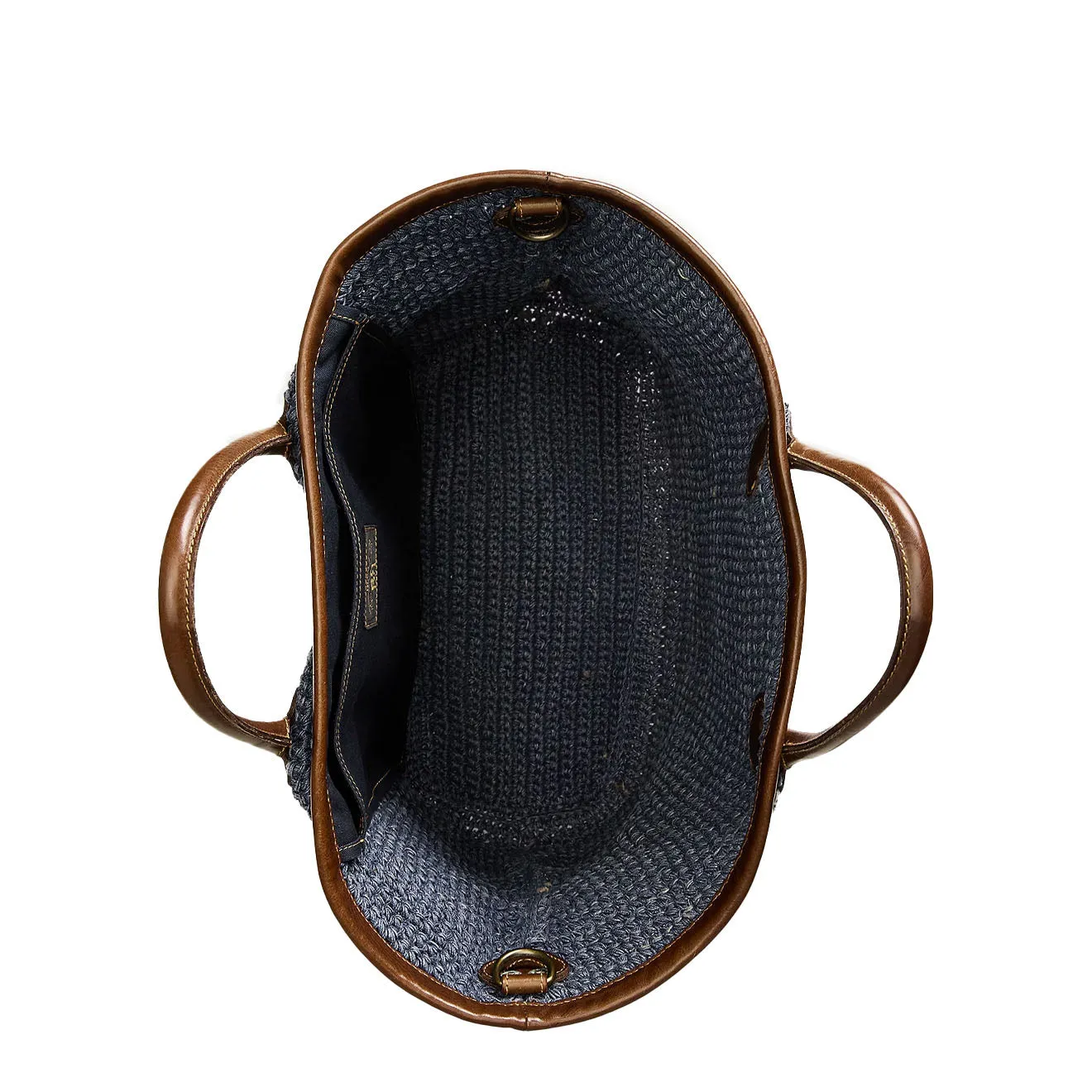 RRL By Ralph Lauren Beach Bag Tote Large Indigo / Brown