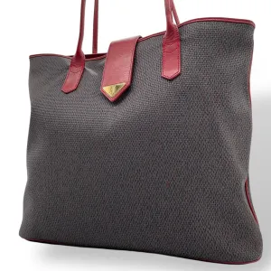 Saint Laurent  Color Straw Leather Tote Bag (Pre-Owned)