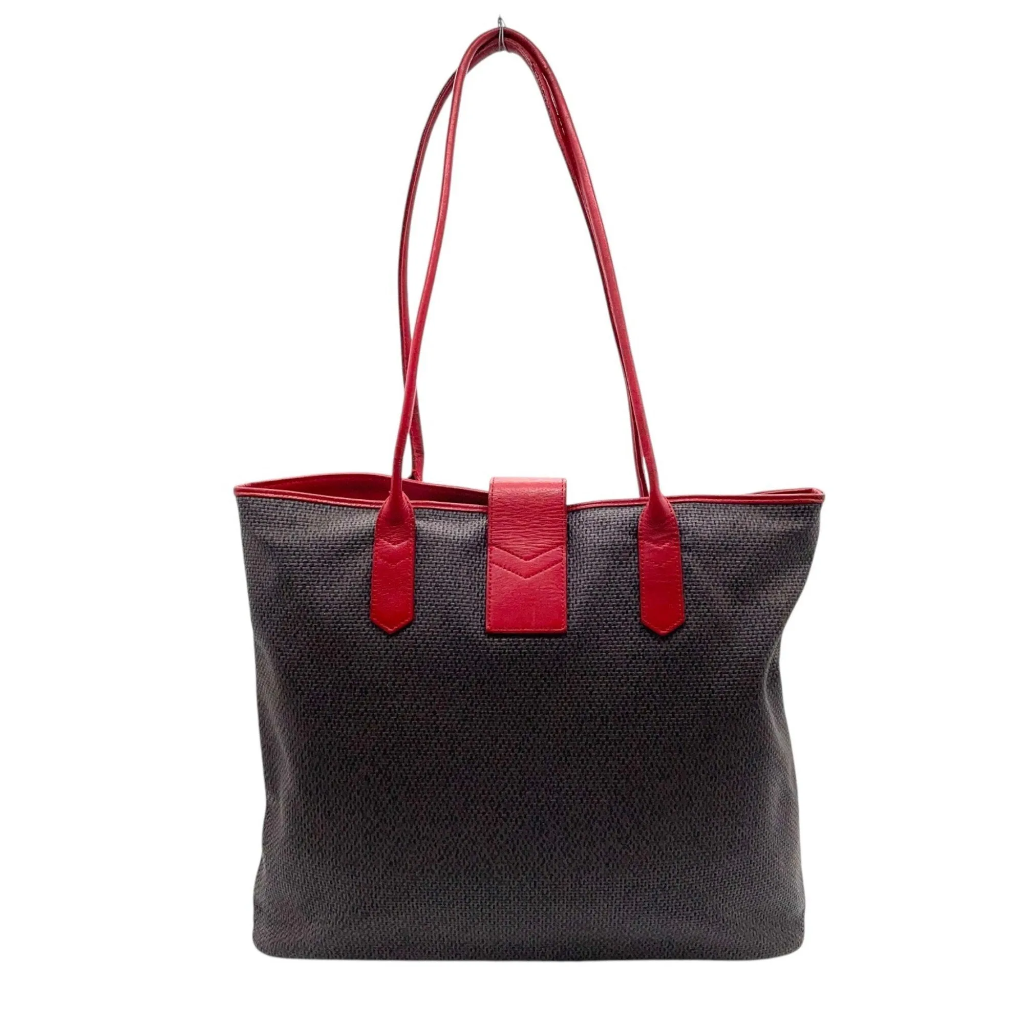 Saint Laurent  Color Straw Leather Tote Bag (Pre-Owned)