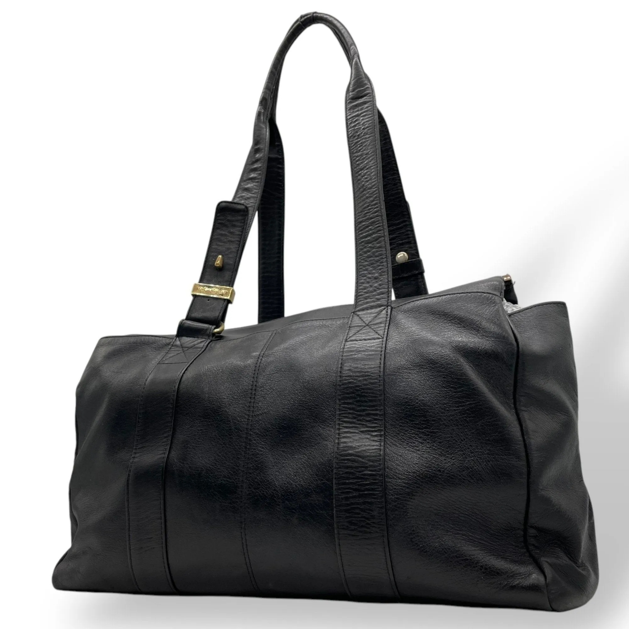 Saint Laurent Leather Handbag Tote Bag (Pre-Owned)