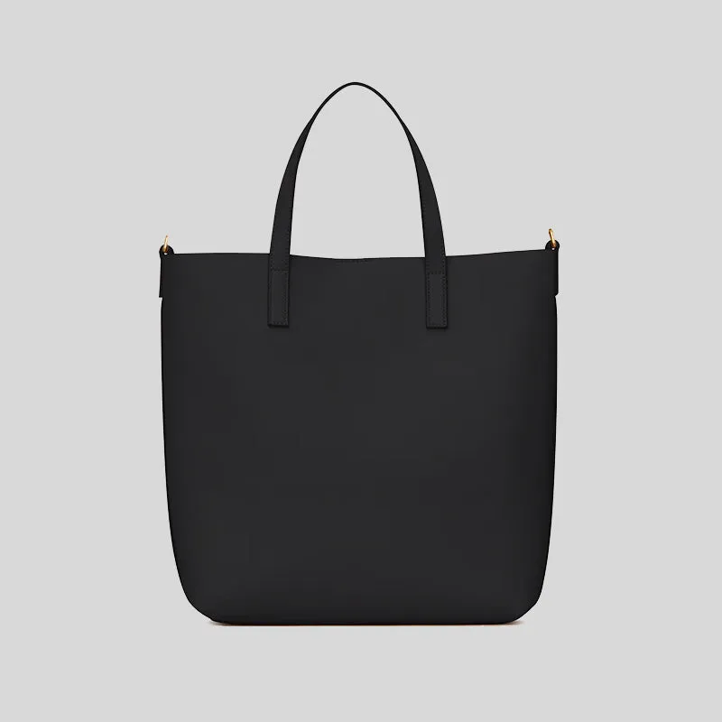 SAINT LAURENT YSL Shopping Saint Laurent Toy Crossbody Tote In Leather Black 600307CSV0J
