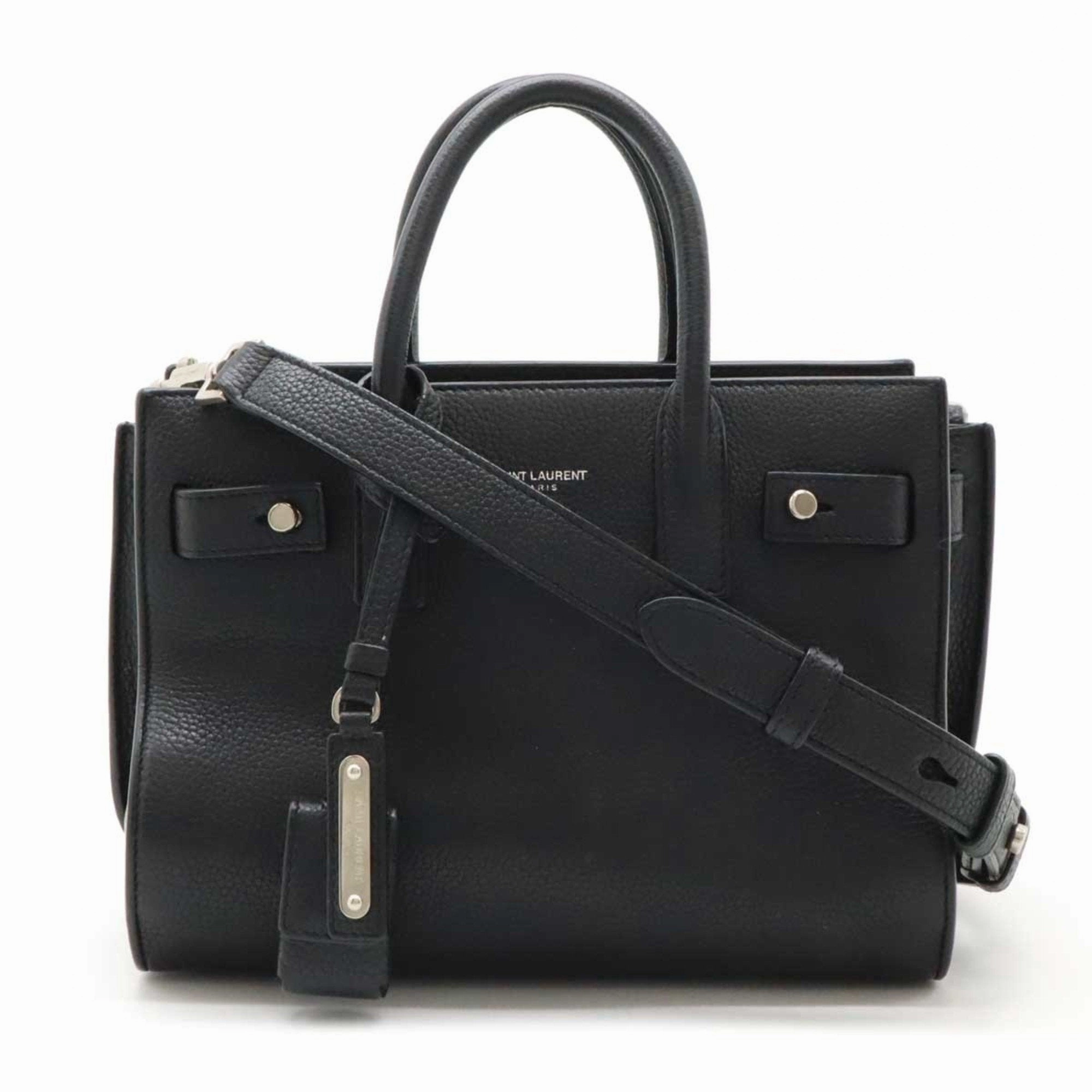Saint Laurent Leather Handbag (Pre-Owned)