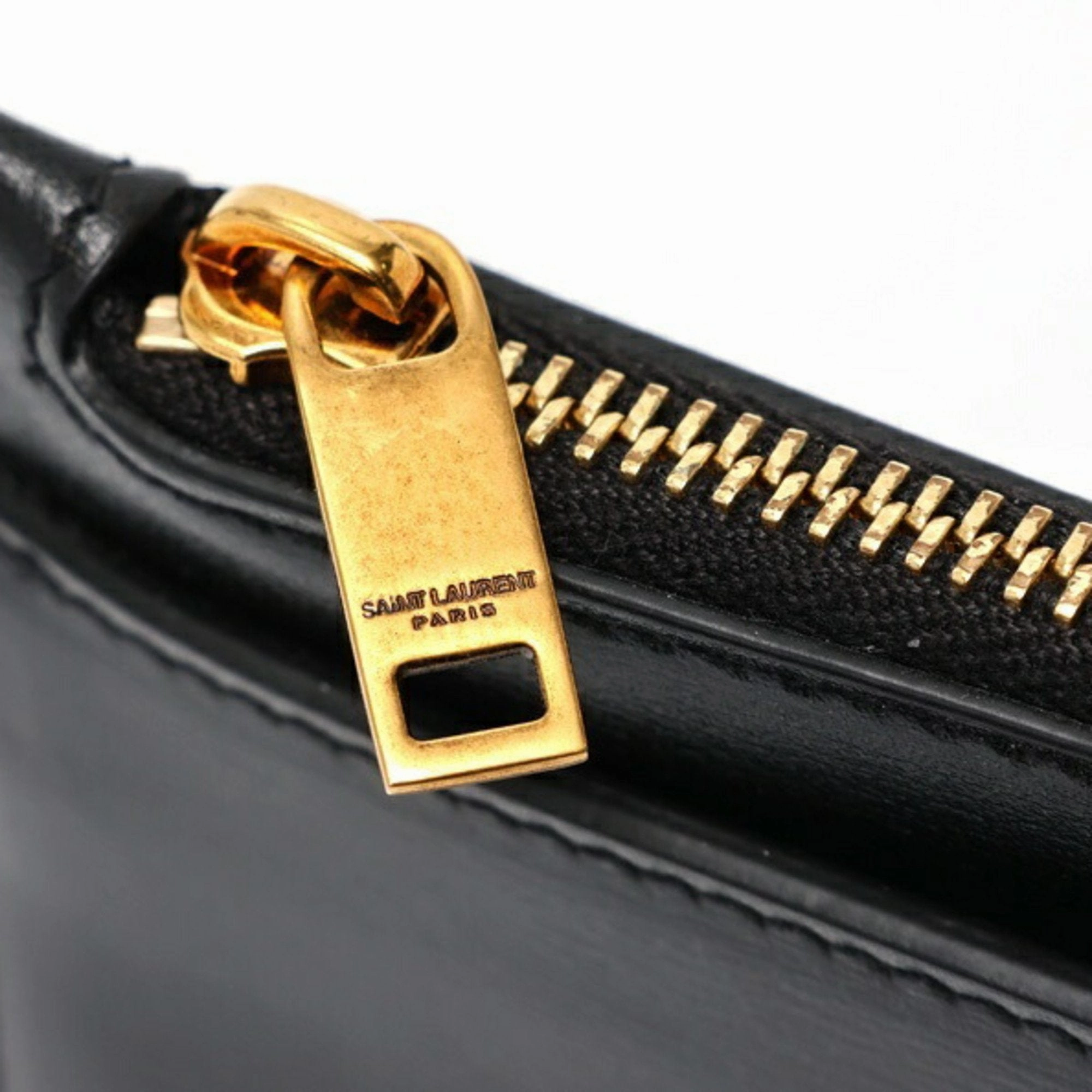 Saint Laurent Leather Pouch (Pre-Owned)