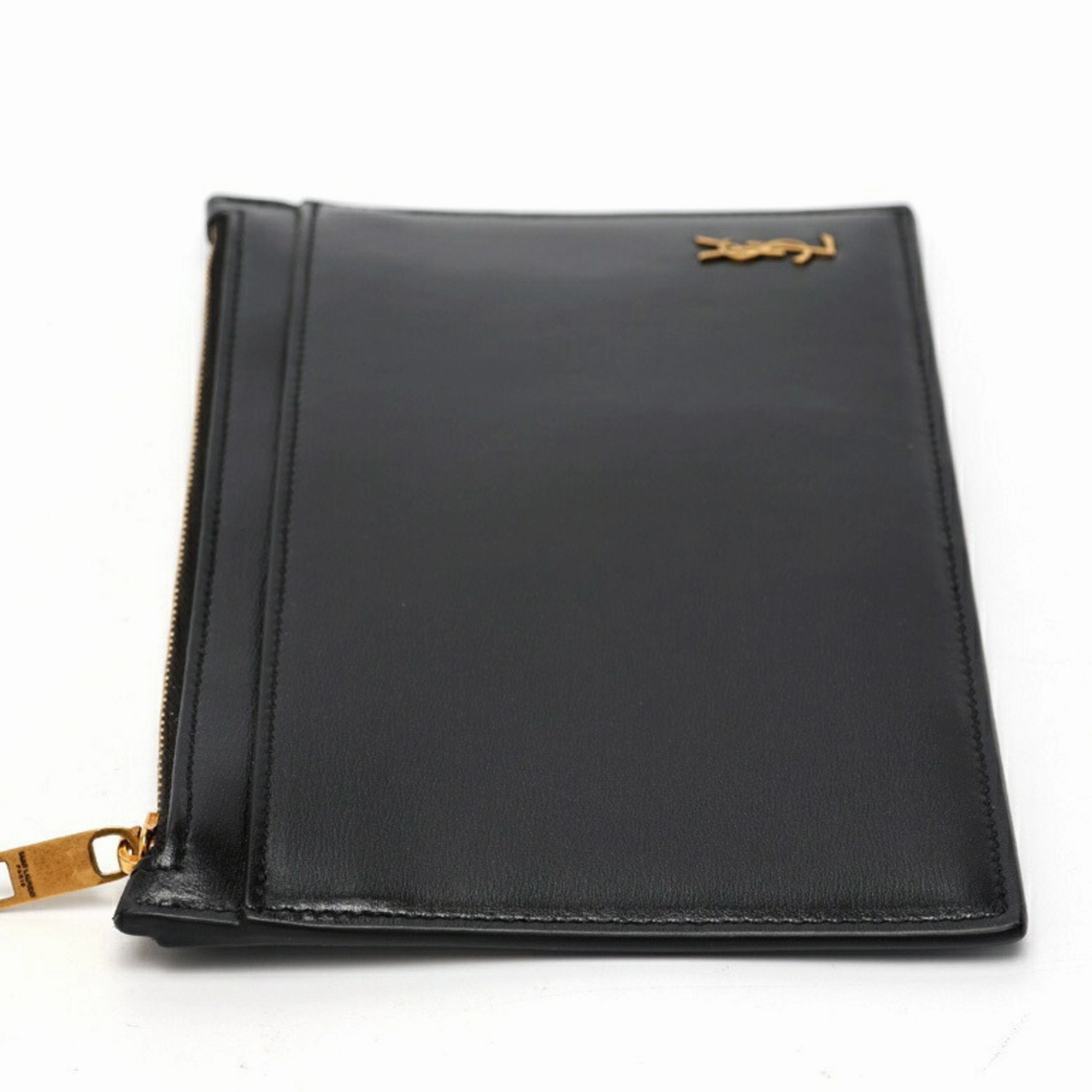 Saint Laurent Leather Pouch (Pre-Owned)