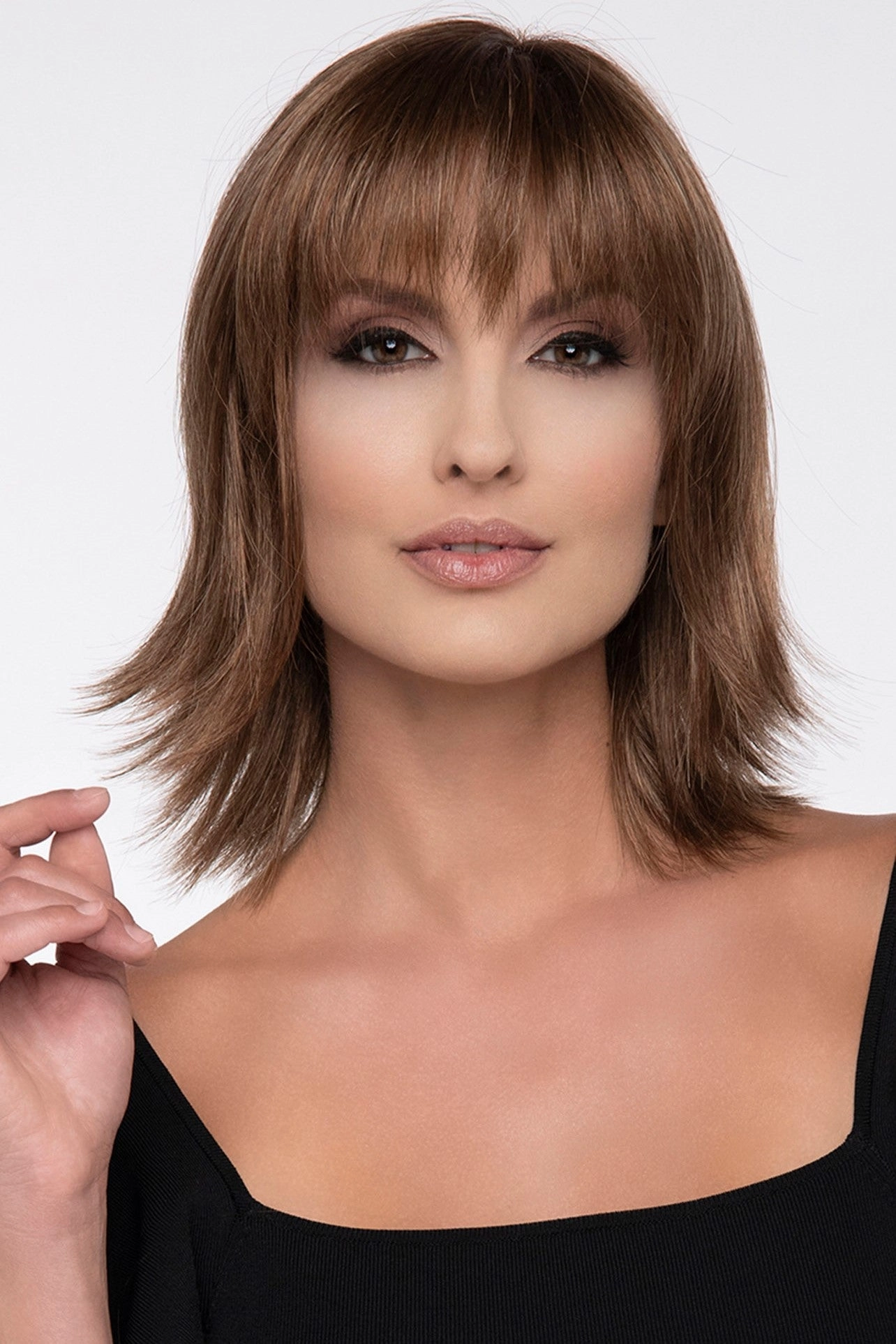 Sale - Envy Wigs - Amber - Color: Cinnamon Raisin