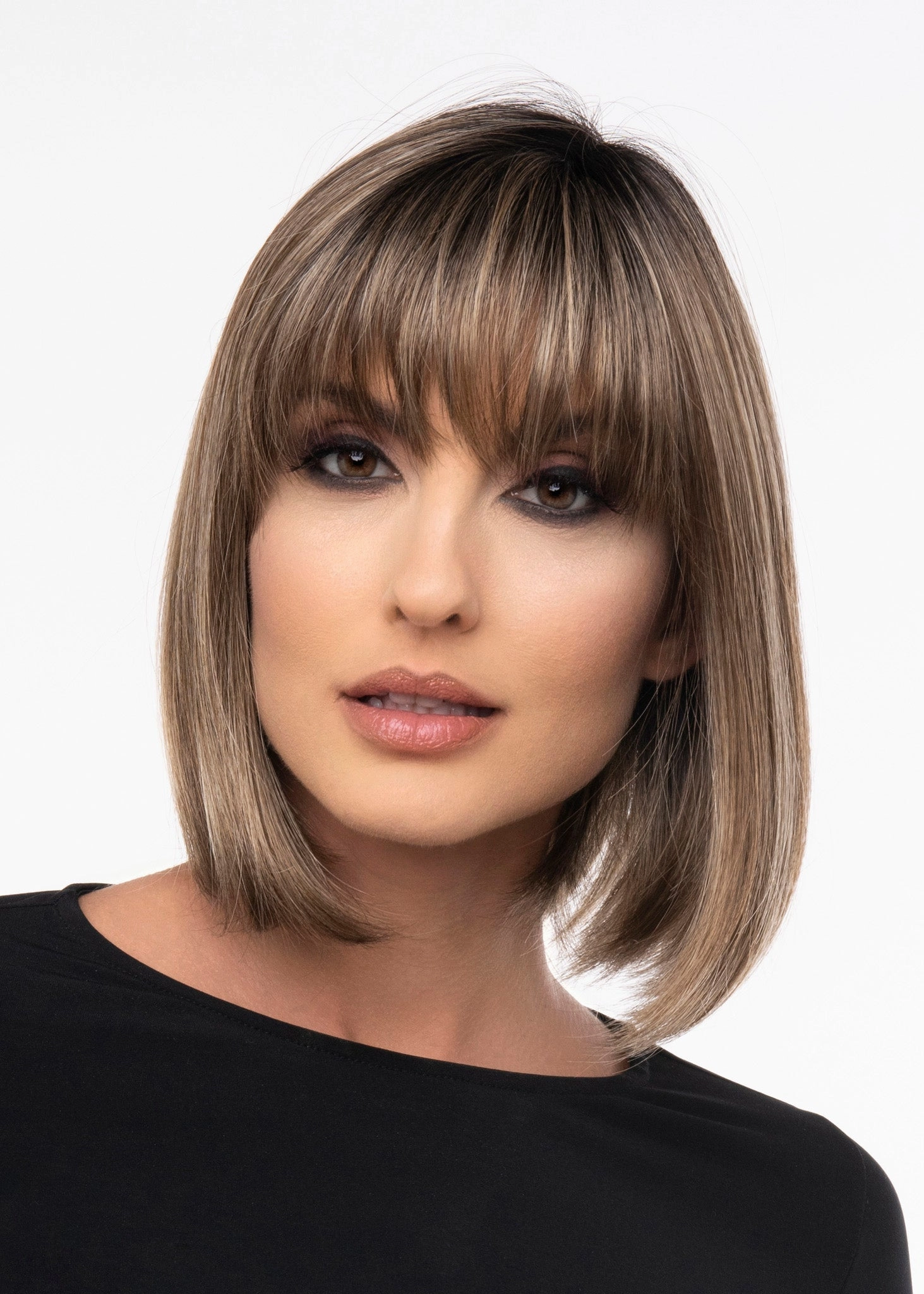 Sale - Envy Wigs - Carley - Color: Butterscotch Shadow
