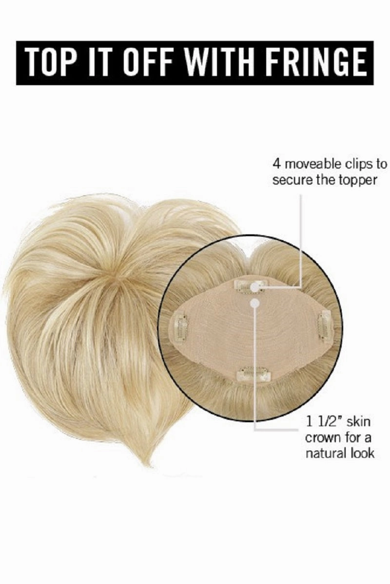 Sale - Hairdo Wigs Toppers - Top It Off with Fringe - Color: Silver Mist (R56/60)