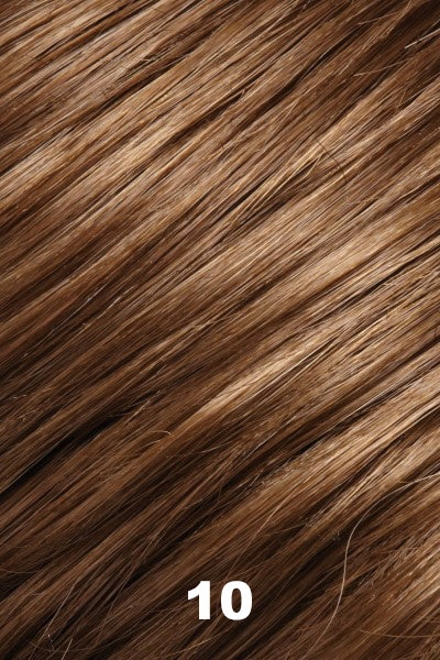 Sale - Jon Renau Toppers - Playmate Curly (#618) - Color: 10 (Luscious Caramel)