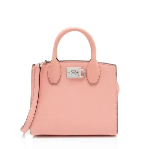 Salvatore Ferragamo Calfskin Studio Small Tote